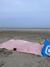 Picknicken op het strand